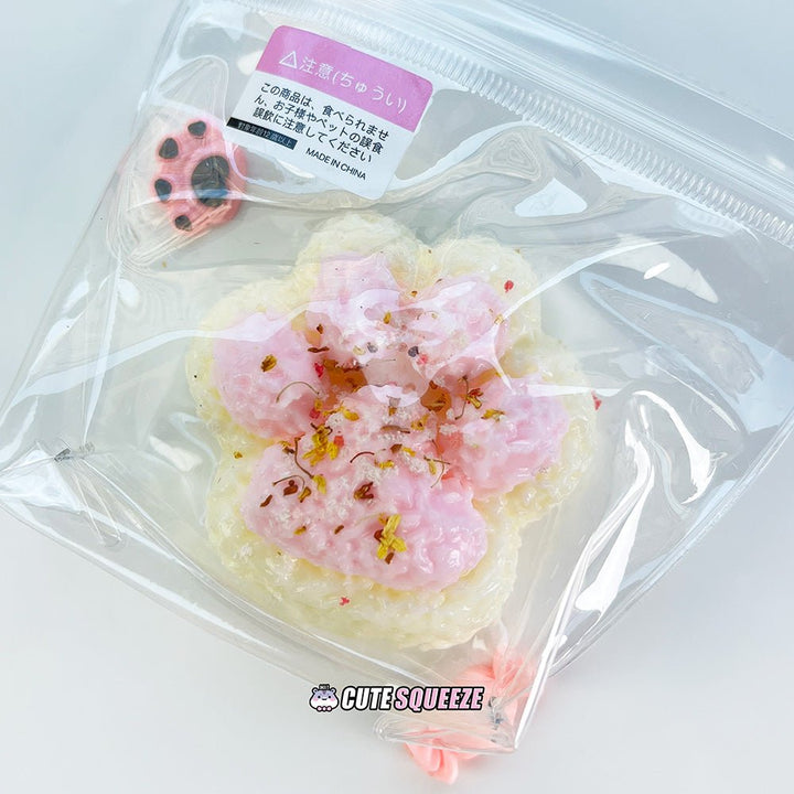 Handmade Food Taba Squishy Cat Paw Rice Ball