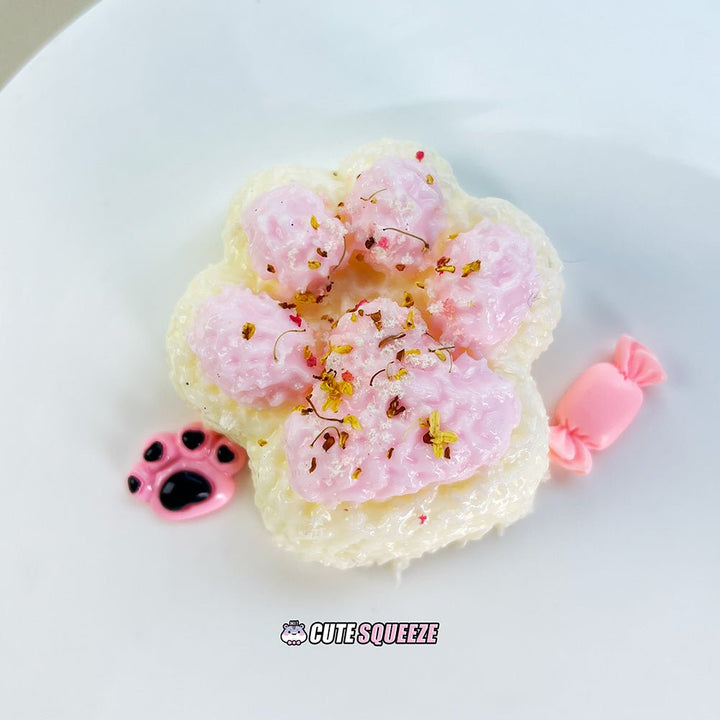 Handmade Food Taba Squishy Cat Paw Rice Ball