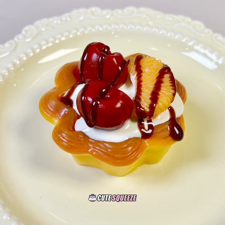 Handmade Food Taba Squishy Cherry Citrus Tart