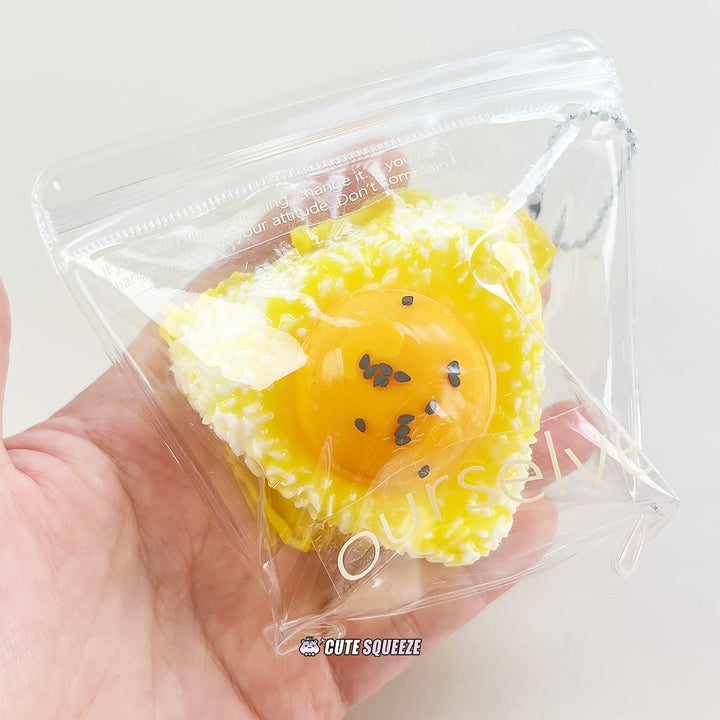 Handmade Food Taba Squishy Egg Yolk Rice Ball