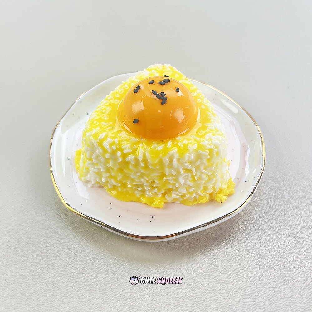 Handmade Food Taba Squishy Egg Yolk Rice Ball | Cutesqueeze – cutesqueeze