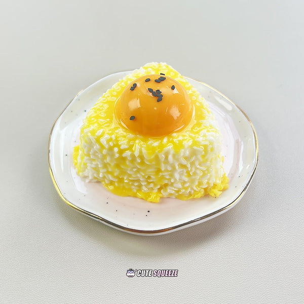 Handmade Food Taba Squishy Egg Yolk Rice Ball