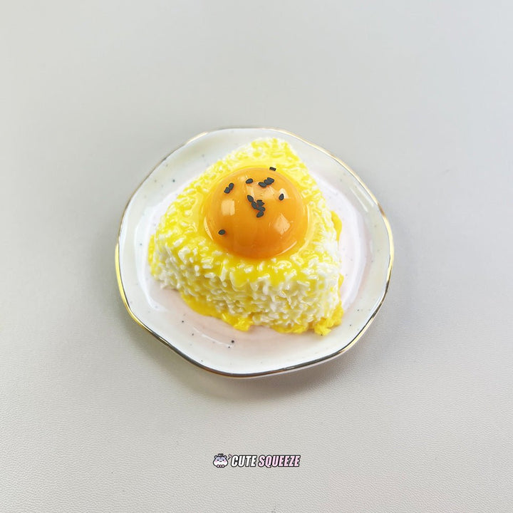 Handmade Food Taba Squishy Egg Yolk Rice Ball