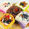 Handmade Food Taba Squishy Fruit Cream Toast