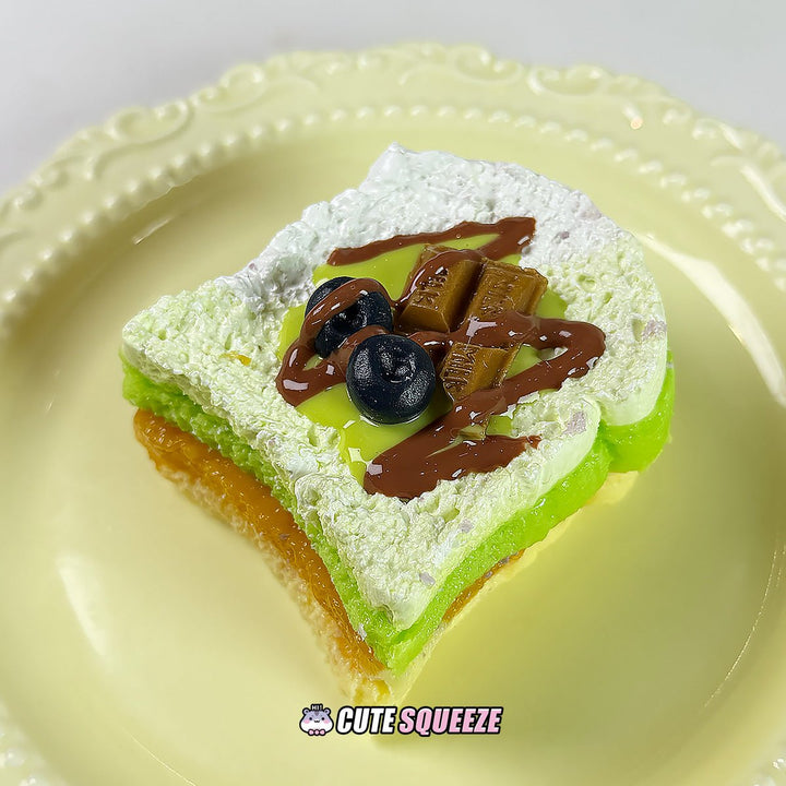 Handmade Food Taba Squishy Fruit Cream Toast