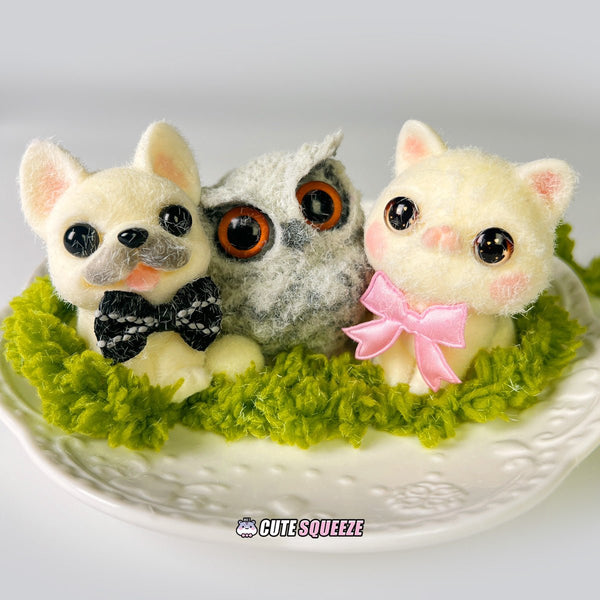 Handmade Squishy Cute Glowing Cuties - Owl/Puppy/Kitten