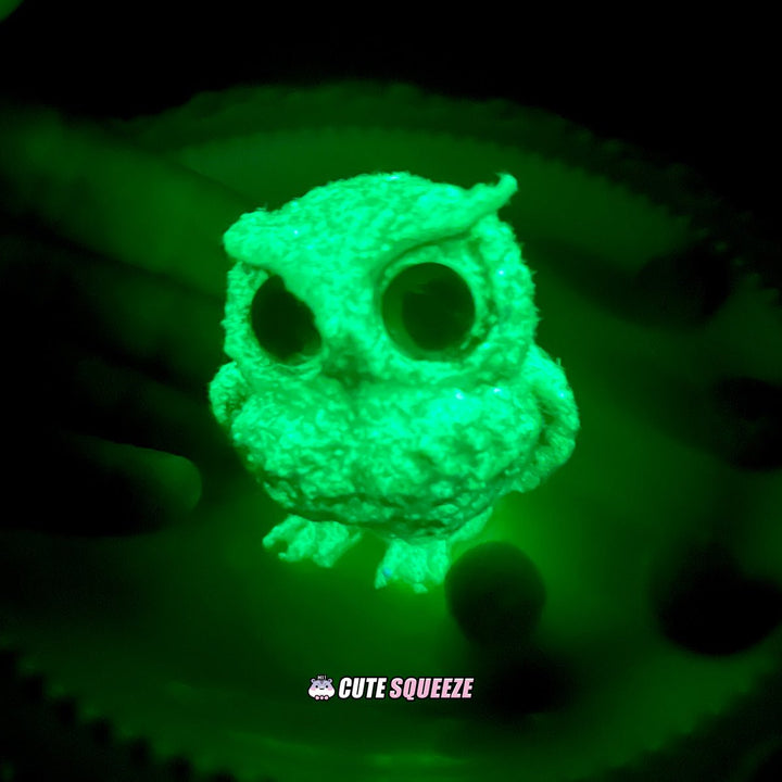 Handmade Squishy Cute Glowing Owl