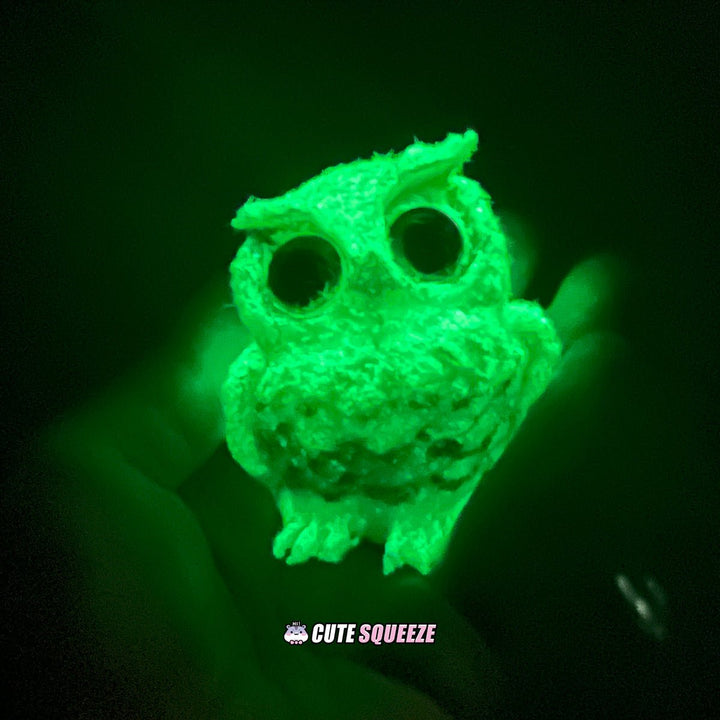 Handmade Squishy Cute Glowing Owl