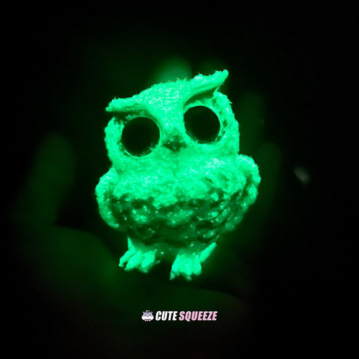 Handmade Squishy Cute Glowing Owl