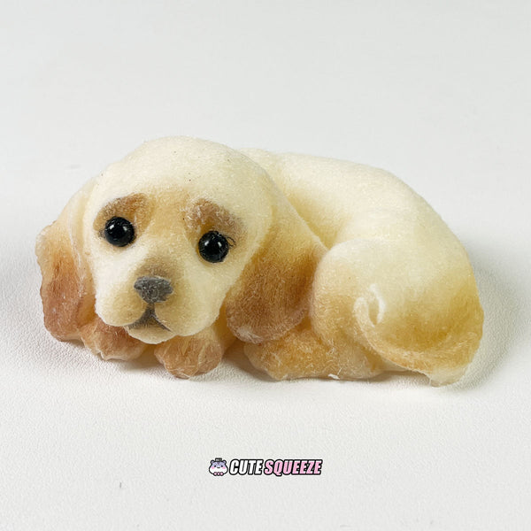 Handmade Squishy cute lying Labrador dog