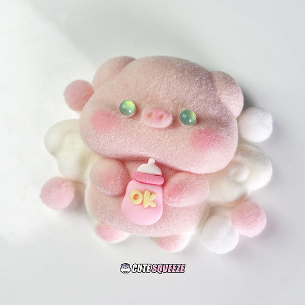 Handmade Squishy cute piggy with wings