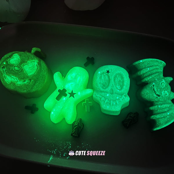 Handmade Squishy Halloween Glow - in - the - Dark Demon Series